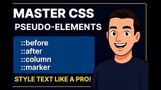 CSS Tutorial - CSS ::before ::after ::marker | Add Content and Style Lists Without Changing HTML