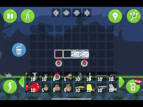 Noob vs Pro vs Hacker cars in Bad Piggies