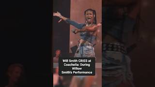 will Smith CRIES at Coachella: During WillowSmith's Performance #willsmith #willow #justinbieber