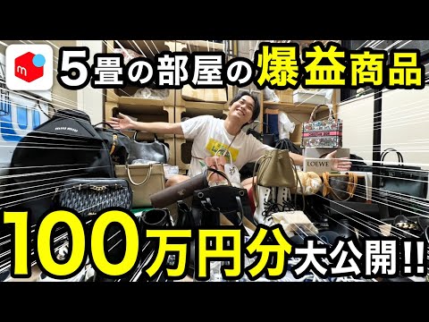 【メルカリせどり】利益商品100万円分を実売データ&ポイントと共に大公開！在宅ワークで年商5000万稼ぐ引きこもり部屋の爆益商品がヤバすぎた。【副業/店舗仕入れ/中古物販】