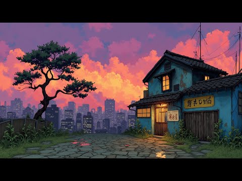 Lofi Hip Hop Beats 🎧 Retro Japanese Town Ambience 🇯🇵 Chill Study & Relax Vibes 🌃 Lofi Playlist