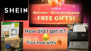 SHEIN ( Free gifts 🎁) How did I get it ? 🤑Five Free gifts 🎁