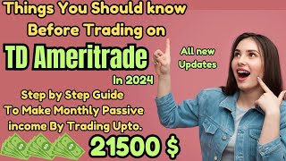Things You Should know Before Trading on TD Ameritrade in 2024 #bitcoin #trading #tdameritrade #sell