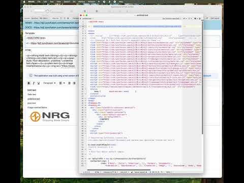 FM Sample File: Syncfusion Rich Text Editor