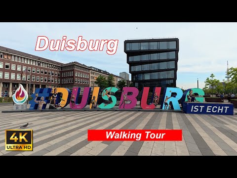 Duisburg 🇩🇪 | Walking Tour | 4K