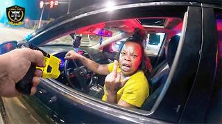 Karen Turns Simple Traffic Ticket Into a Dangerous Traffic Stop | Karens Getting Arrested By Police