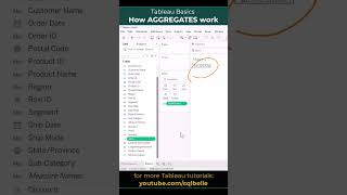 #Tableau for Beginners - How aggregates work #tableaututorial  #tableautips  #tableautraining #SQL