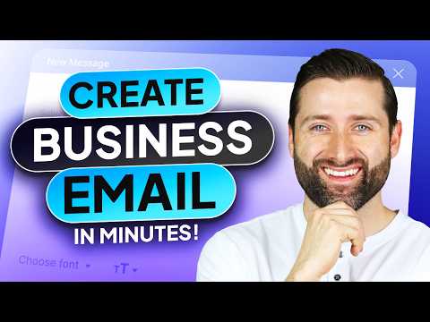 How to create a business email in 2026 | Quick and easy 5 minute tutorial for beginners!