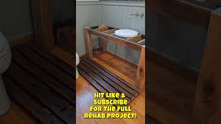 RUSTIC DIY Barn wood bathroom rehab project!