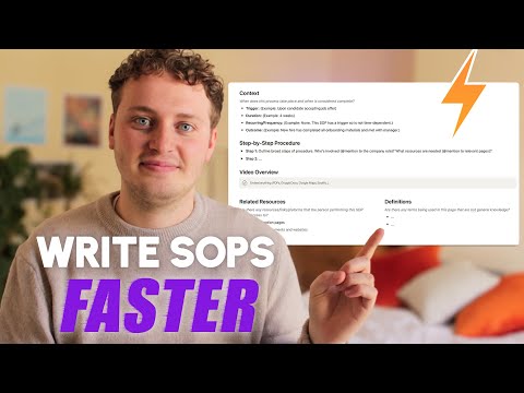 How to Write SOPs Fast