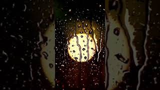 Raindrops on Window #shorts #rainonwindow #rainsounds #stressrelief