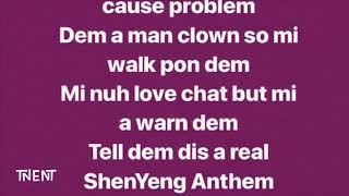 Shenseea - ShenYang Anthem lyrics
