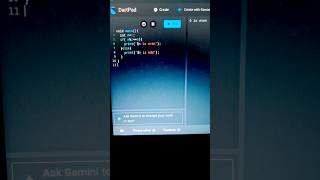 Odd and even number in dart program