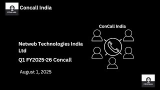 Netweb Technologies India Ltd Q1 FY 2025-26 Concall