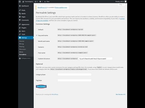 WordPress Settings Part 2 - Basic WP Tutorial
