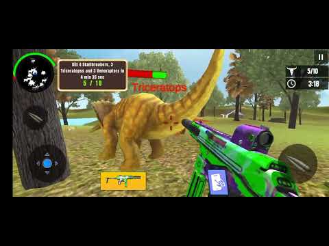 Dinosaur shooting game | dino hunter gameplay 