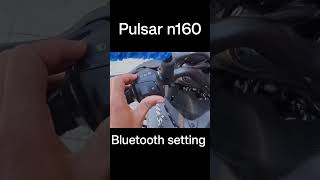 Pulsar n160 Bluetooth connection 🔥 #pulsar #n160 #pulsarn160 #shorts