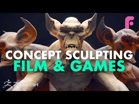 LEARN THE CONCEPT OF SCULPTING FOR FILM AND GAMES