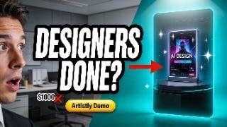 This AI Design Tool Just Killed Expensive Designers (Artistly Demo)