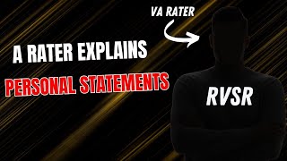 A Rater Explains:  Personal Statements