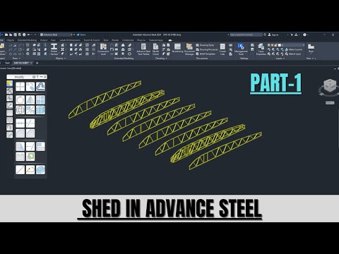 Shed in Advance Seel/Part-1/Advance steel 2024