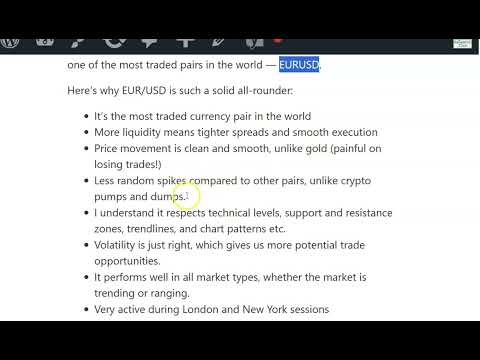 EURUSD is the pair for my £20 to £100K Forex Algo Trading Challenge (FXCAPR25) - Day 1