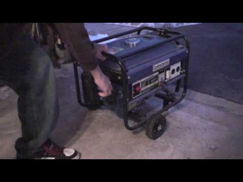 Cold Start - Jiangdong JD4000 6.5 hp 4,000 watt Generator