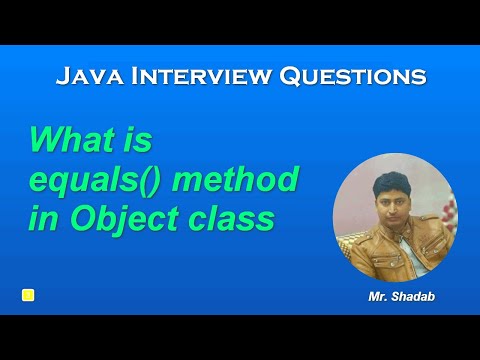 Java Interview Question: What is equals() method in Java [HINDI | URDU]