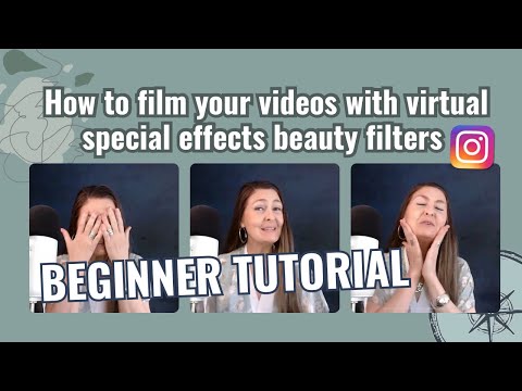 🎥 How to film your videos with virtual beauty filters (using Instagram) ~ Beginner tutorial ✨