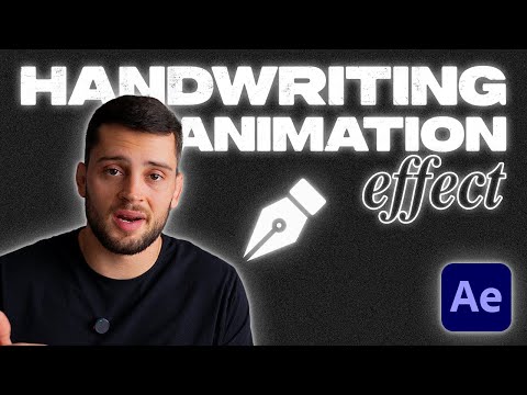 How to Create a Handwriting Style Text Reveal Effect (After Effects)