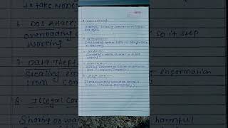 Types of Cyber Crime | part 2 | #crime #cybercrime #exam #byamit #shorts #easynotes #education