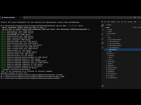 Fix Missing app.module.ts file in Angular 17 | Install Angular 17 Without Standalone Component