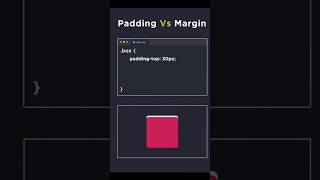 Padding vs Margin Explained in 20 Seconds! 📏 | #coding #shorts