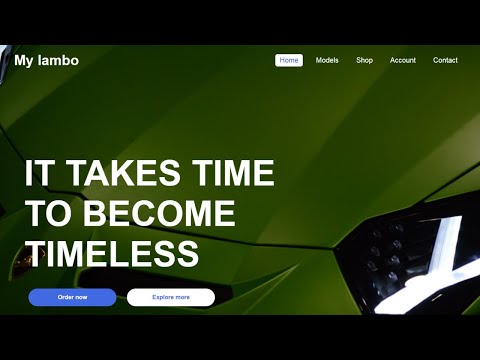 How To Create A Website Using HTML And CSS only Step By Step Website Tutorial with source code