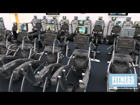 3D Gym Walkthrough - Northampton Borough Council - Mounts Baths - Fitness Tech Design
