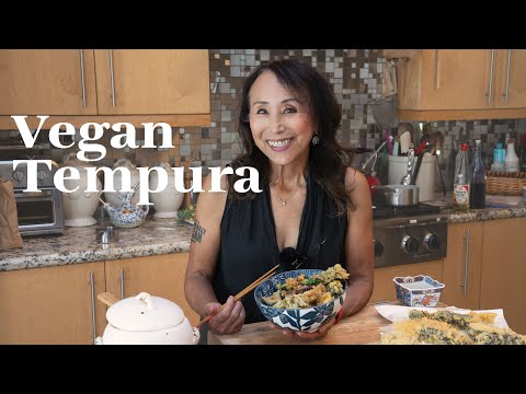 Vegan Tempura & Vegan Fish made from Yuba | PLUS Rancho Compasión Garden Tour! | TVGLWM