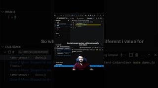 let vs var in loops - the #javascript trap you must know | demo with live debug #coding #frontend