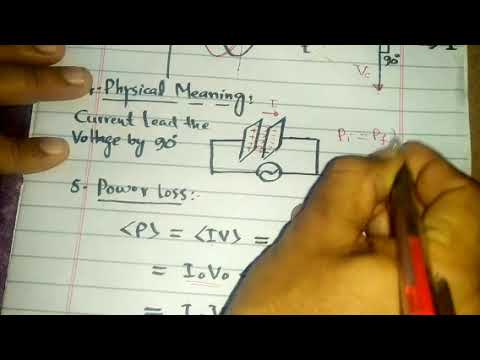 Alternating Current (FSC-II): Lecture 5, Capacitive Circuit