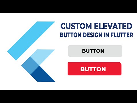 How to Create Custom Elevated Buttons in Flutter | Step-by-Step Design Tutorial | CodeWithAshad