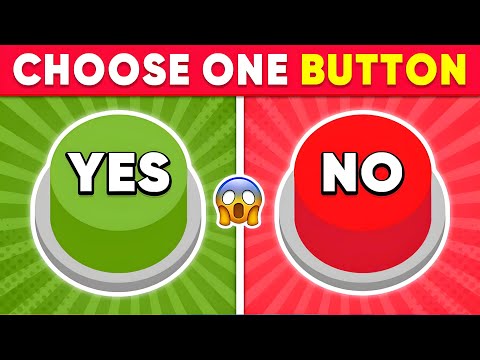 Choose One BUTTON! 😱 YES or NO Challenge 🟢🔴