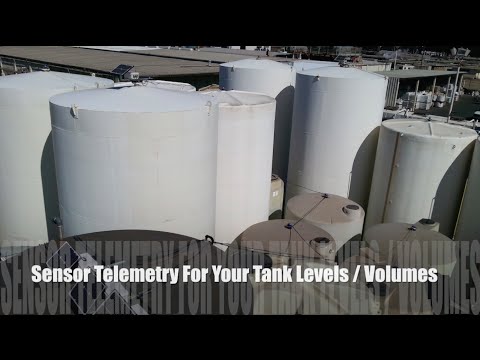 Monitoring Volumes + Levels of Tanks - Industrial IoT for Remote Tank Sensor Telemetry