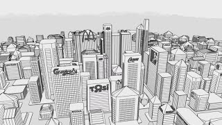 Three.js Portfolio Website | 3D Interactive City  | Javascript 3D Web Development