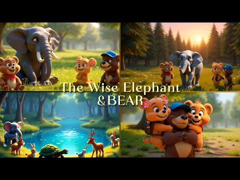 The Wise ELEPHANT & BEAR | Animated Stories, Nursery Rhymes, Learning Videos & Bedtime Adventures"