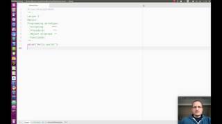 Learn how to code with Python - Lesson 1 "Hello World!"