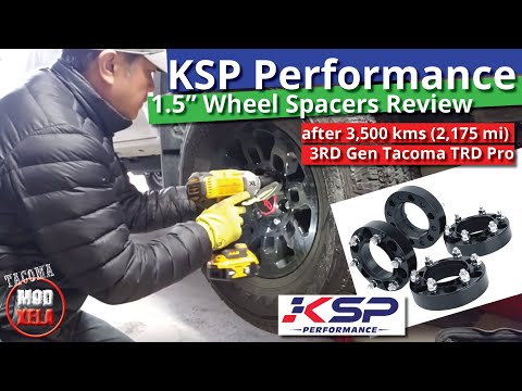 KSP Performance 1.5-inch Hub Centric Wheel Spacers Review After 3,500 kms on 3rd Gen Toyota Tacoma