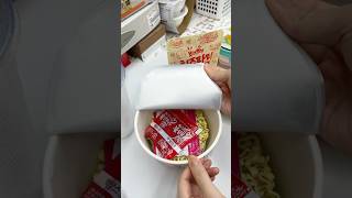 Make midnight snack in korea #asmr #food #asmrfood #midnight #noodles #satisfying #koreanfood