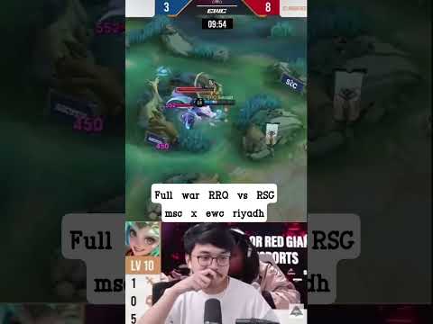 full war rrq vs srg msc x ewc di riyadh #mobilelegends #msc #mobilelegendsbangbang