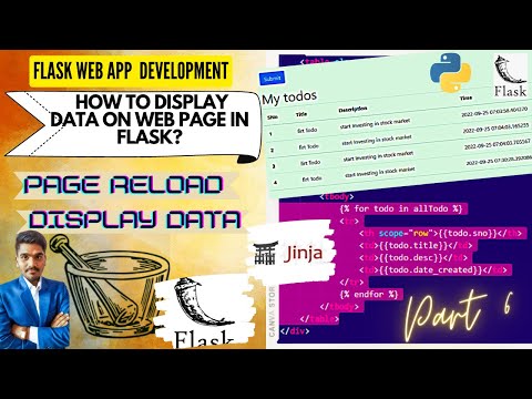 Display Data on Webpage using HTML and Flask Python| (GET/POST) & Retrieving Form Data