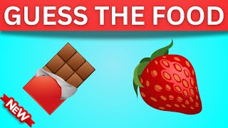 🍔 Guess the Food by Emojis Challenge | 60 Fun Emoji Quiz | Kid Q
