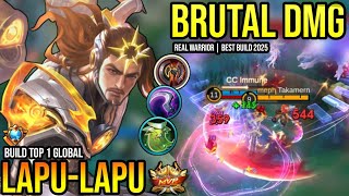 LAPU-LAPU BEST BUILD 2025 | BUILD TOP 1 GLOBAL LAPU-LAPU GAMEPLAY | MOBILE LEGENDS✓
